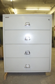 Used FireKing 4 Drawer Lateral Filing Cabinet